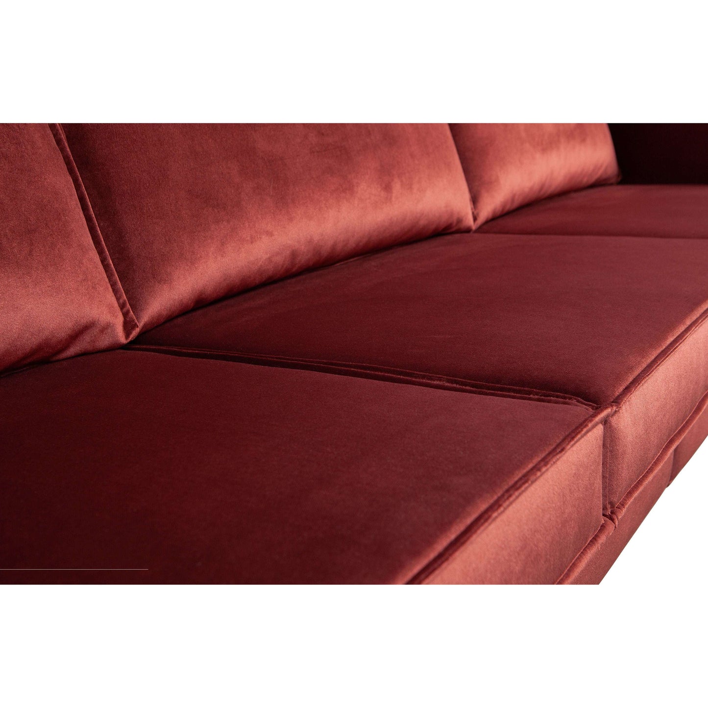 BePureHome Rodeo bank 3-zits velvet chestnut