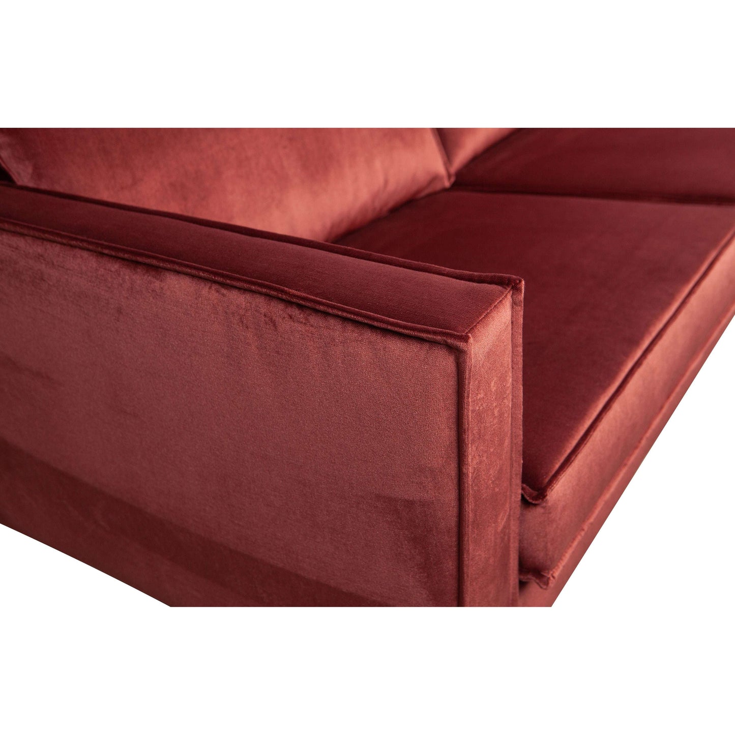 BePureHome Rodeo bank 3-zits velvet chestnut