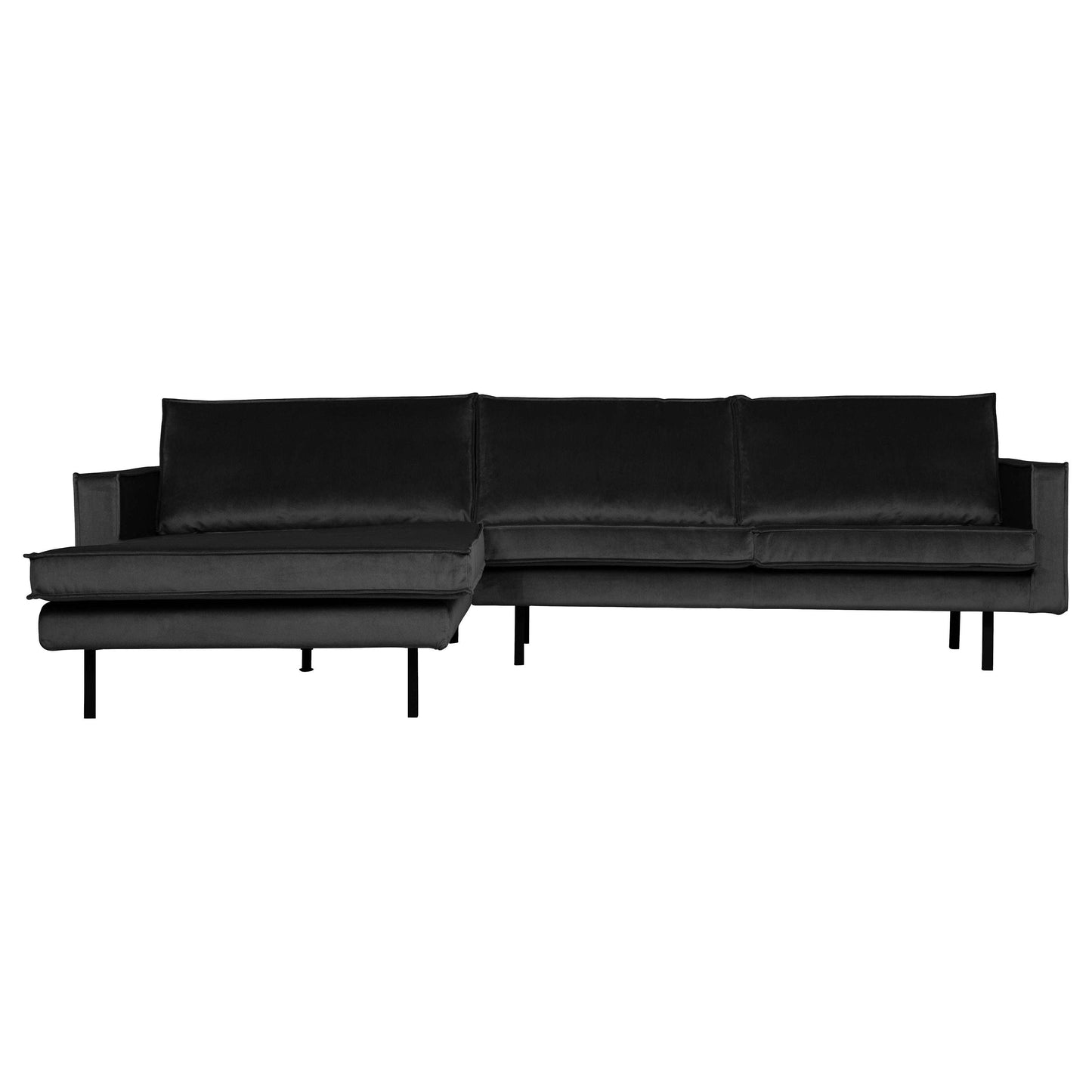 BePureHome Rodeo chaise longue links antraciet