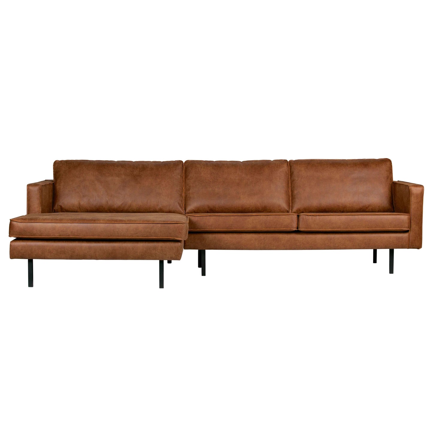 BePureHome Rodeo chaise longue links bruin