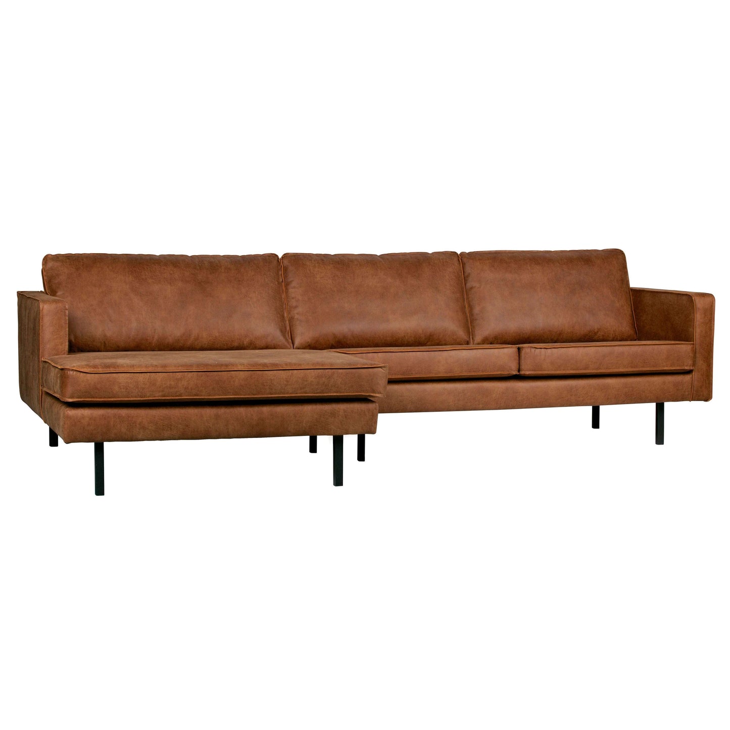 BePureHome Rodeo chaise longue links bruin