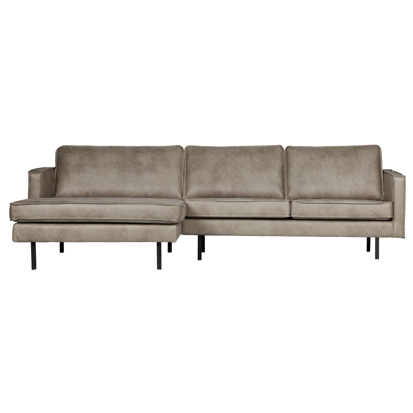 BePureHome Rodeo chaise longue links grijs