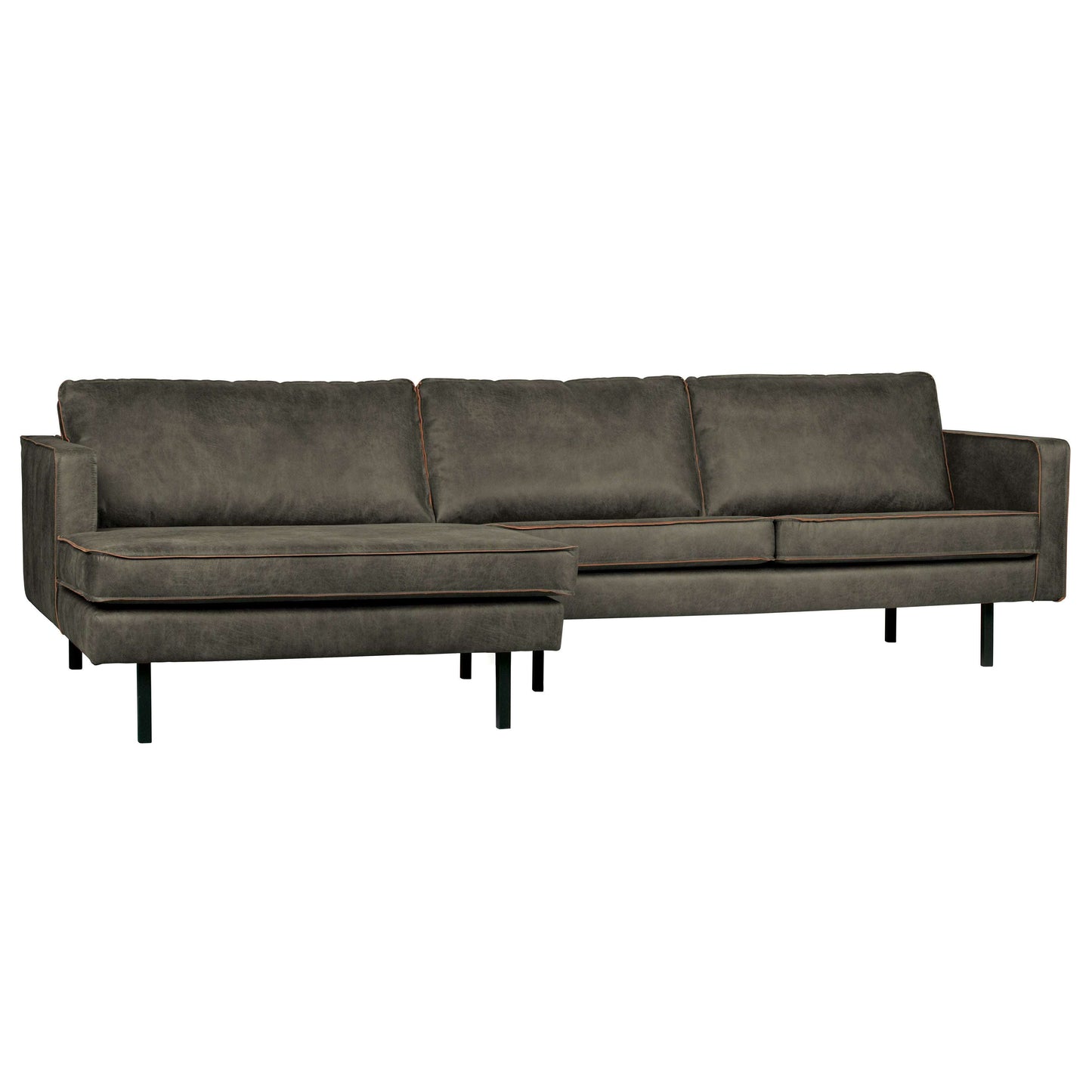 BePureHome Rodeo chaise longue links groen