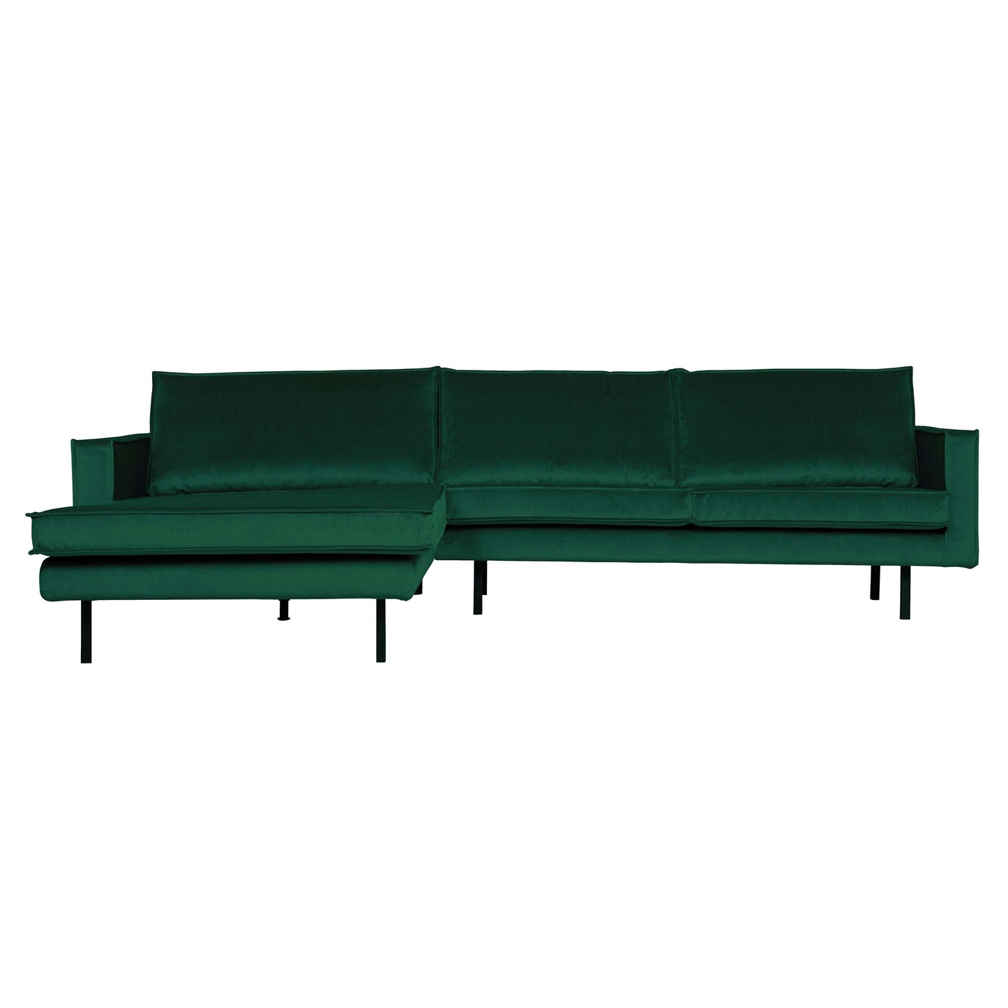 BePureHome Rodeo chaise longue links groen