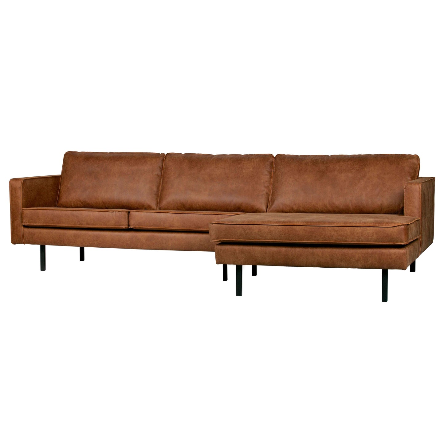 BePureHome Rodeo chaise longue rechts bruin