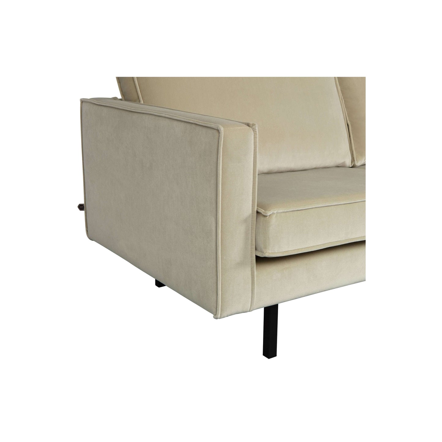 BePureHome Rodeo chaise longue rechts groen