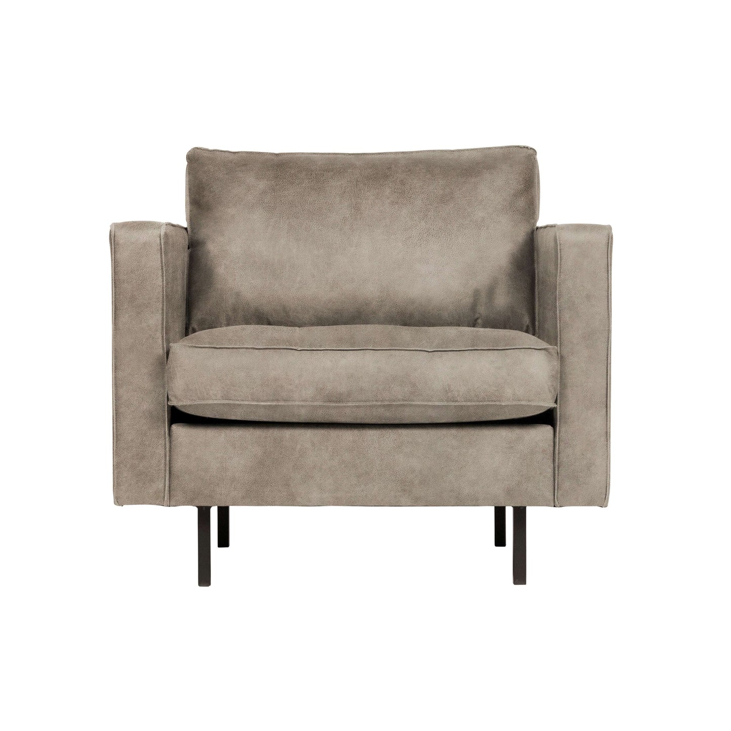 BePureHome Rodeo classic fauteuil grijs