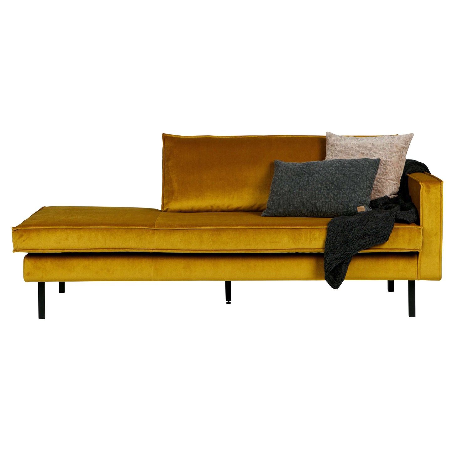 BePureHome Rodeo daybed rechts geel