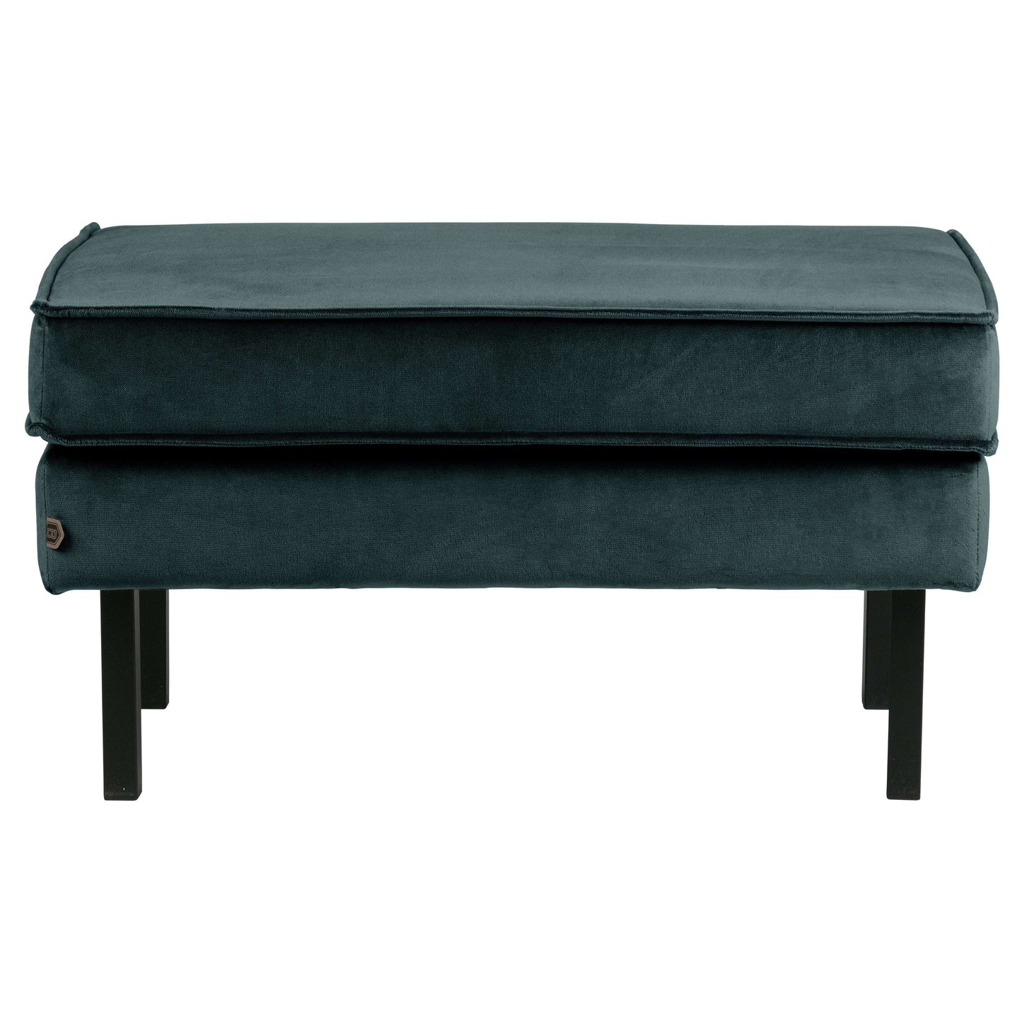BePureHome Rodeo hocker velvet teal