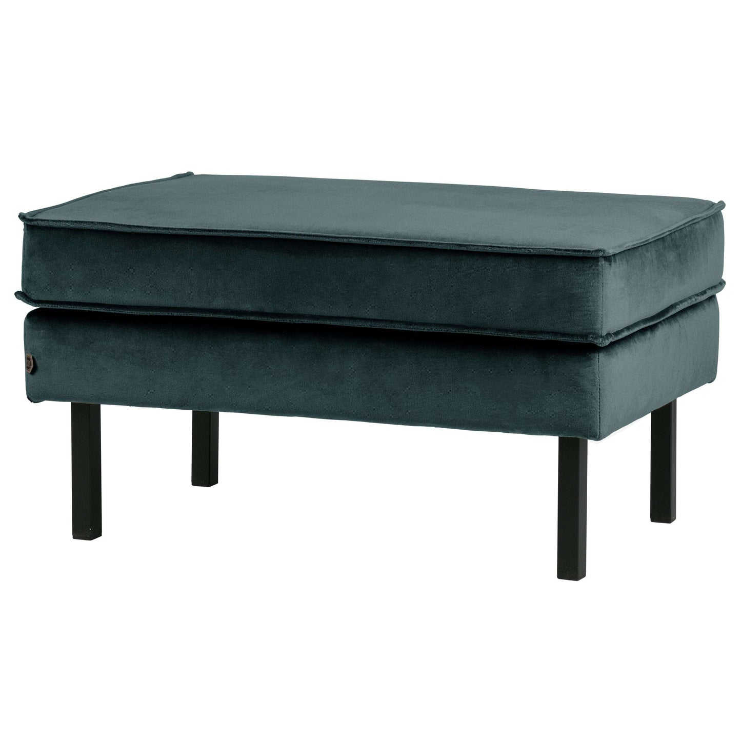 BePureHome Rodeo hocker velvet teal