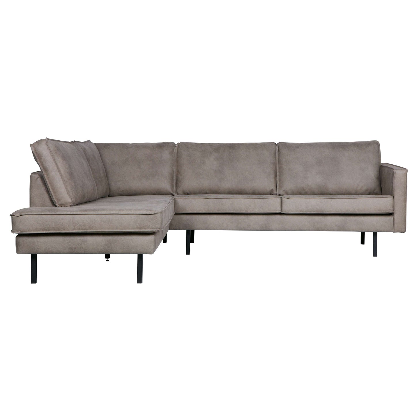 BePureHome Rodeo hoekbank links grijs