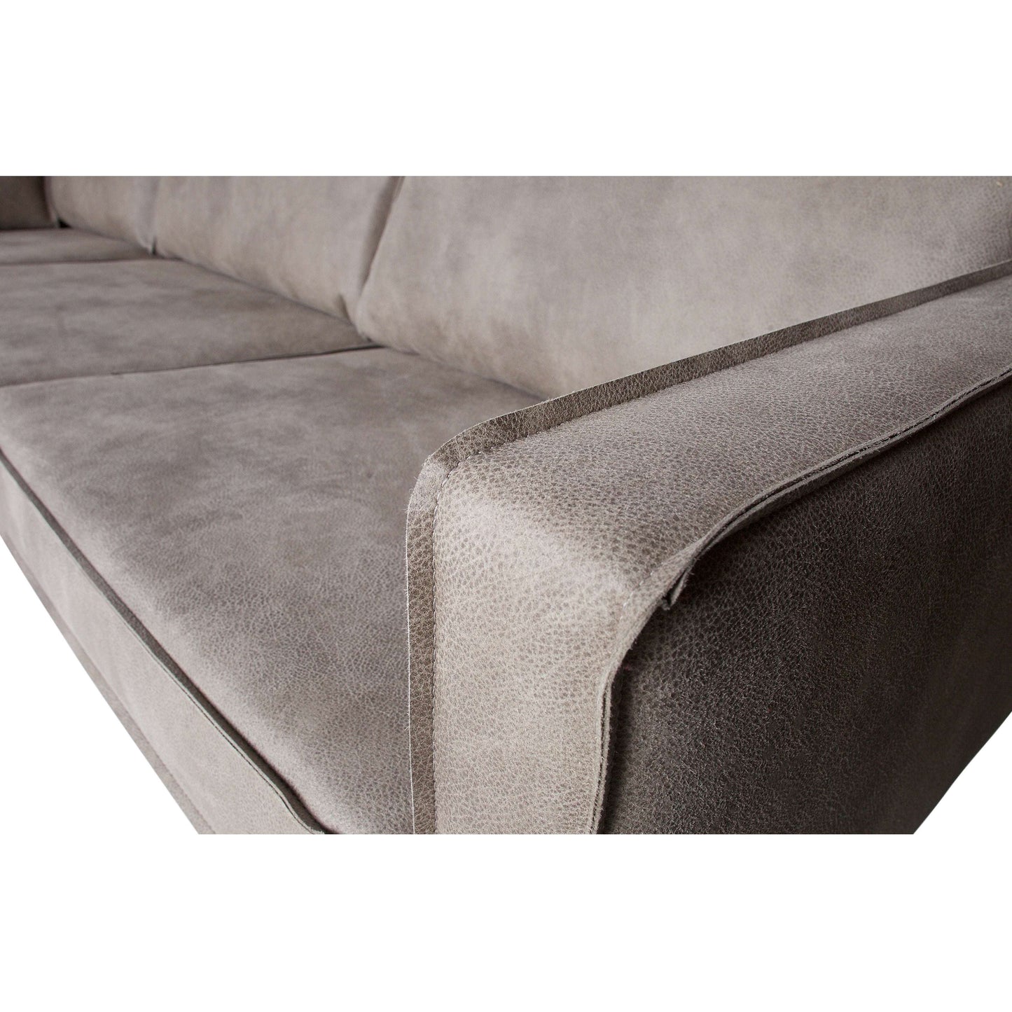 BePureHome Rodeo hoekbank links grijs