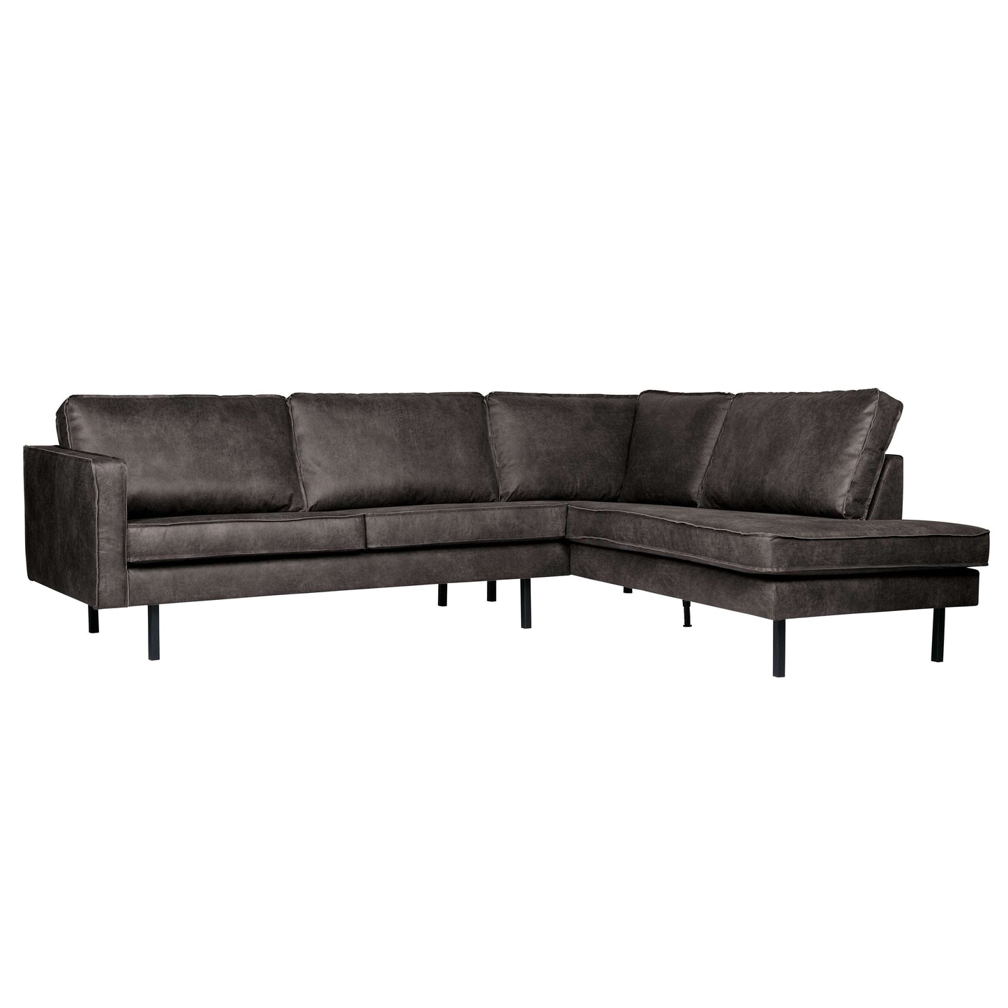 BePureHome Rodeo hoekbank rechts zwart