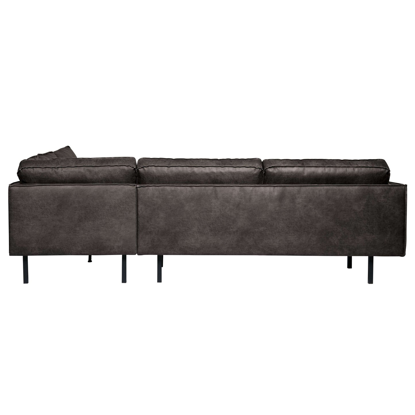 BePureHome Rodeo hoekbank rechts zwart