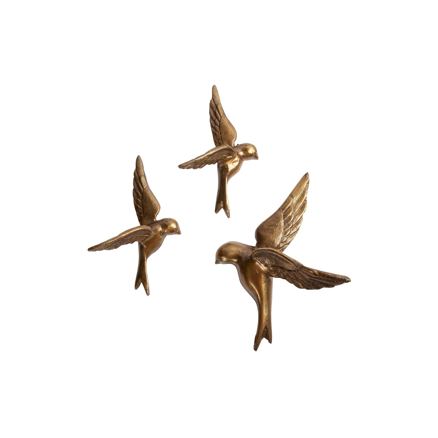 BePureHome Set van 3 - avaler too vogels brons
