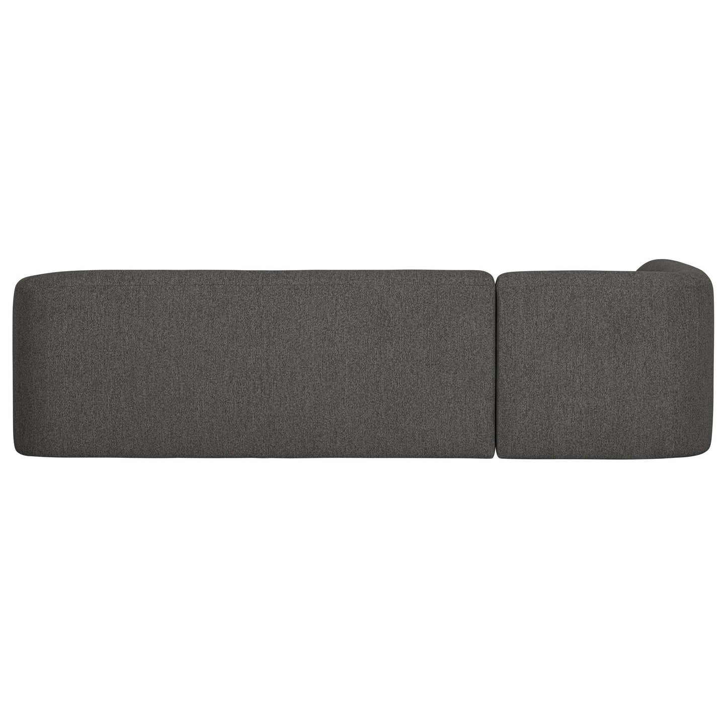BePureHome Sloping hoekbank links grey/black melange