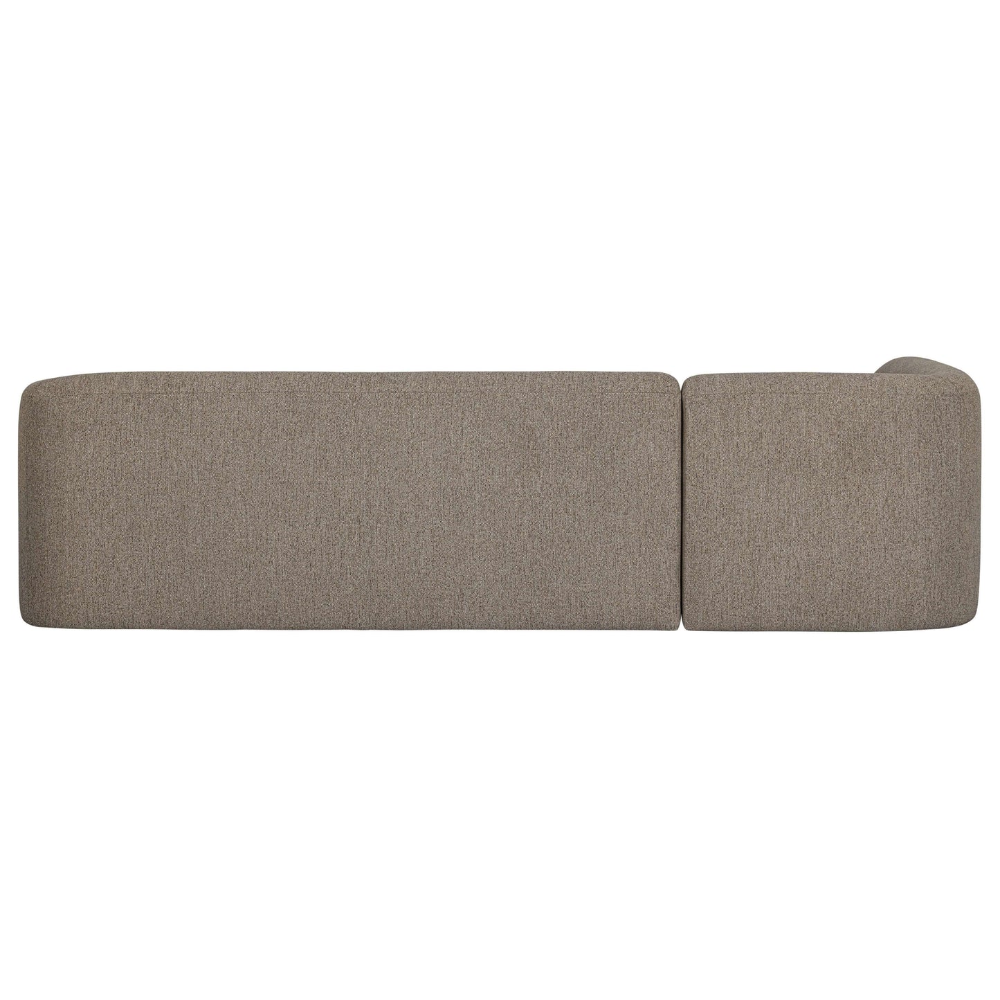 BePureHome Sloping hoekbank links light brown melange