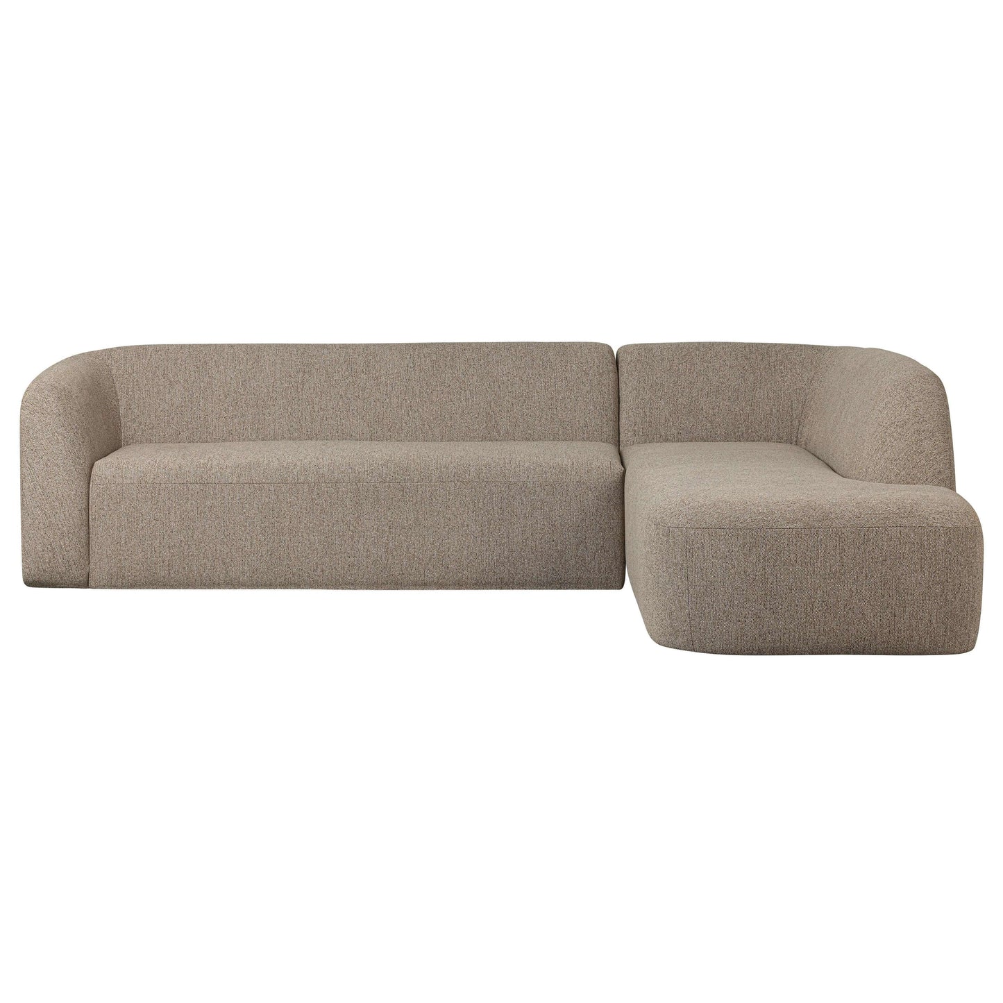 BePureHome Sloping hoekbank rechts natural melange