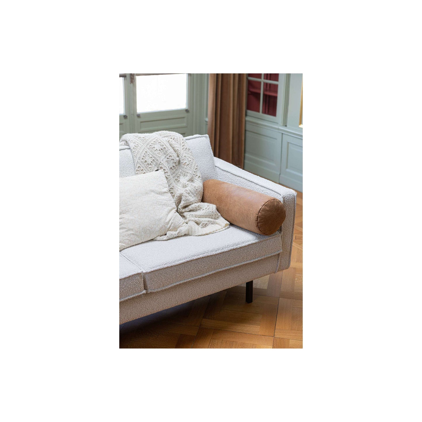 BePureHome Spool rolkussen bruin