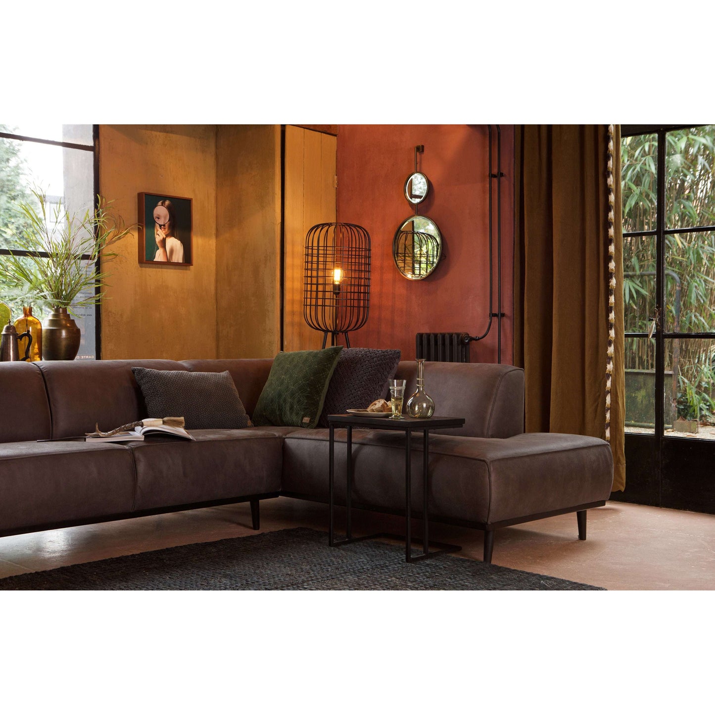 BePureHome Statement hoekbank rechts grijs
