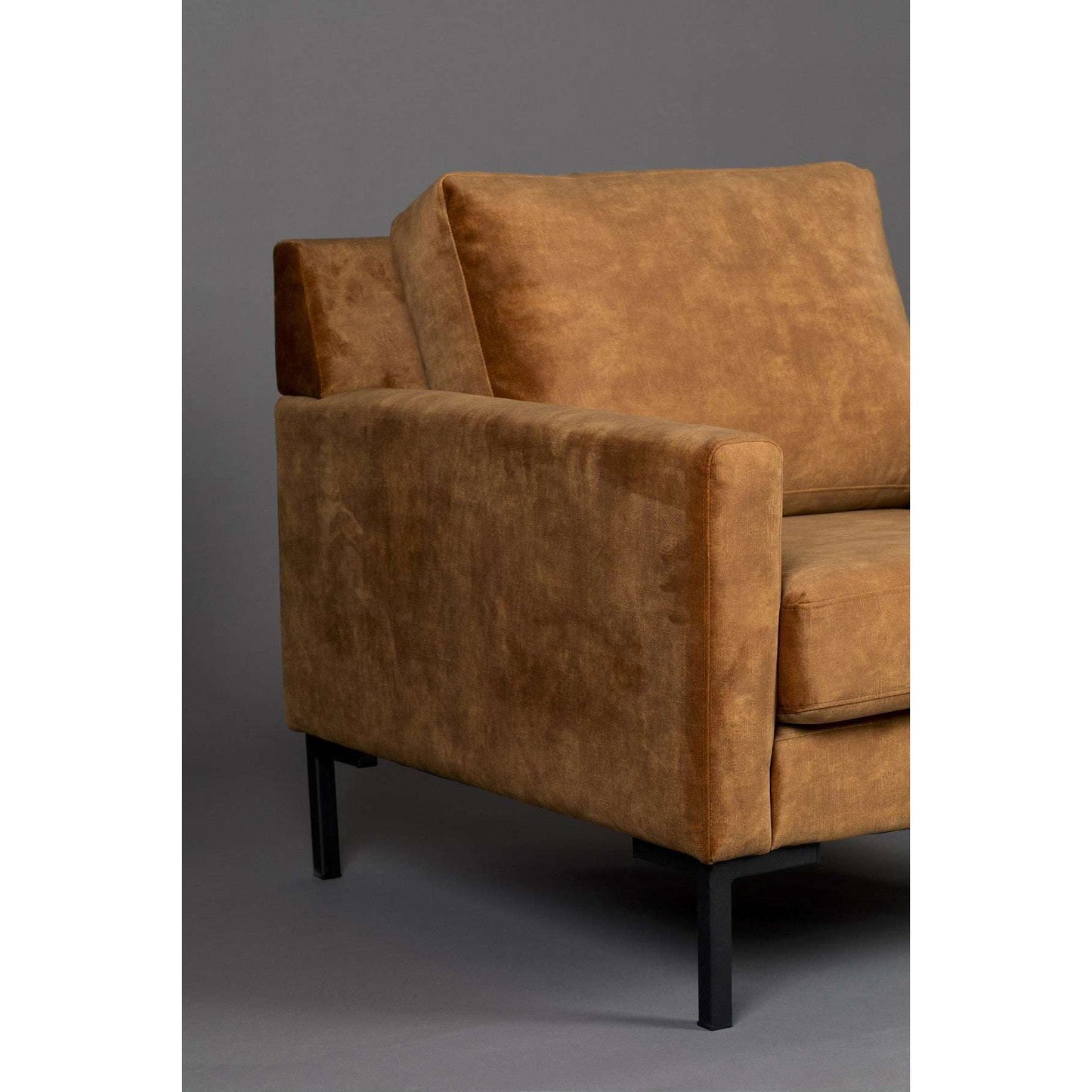 Dutchbone bank houda 1-zits caramel 87 x 83 x 85 cm