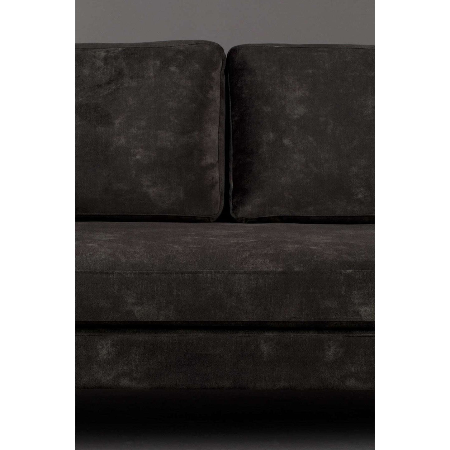 Dutchbone bank houda 3-zits antraciet 87 x 202 x 85 cm