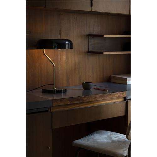 Dutchbone bureaulamp eclipse zwart Ø30 x 42 cm