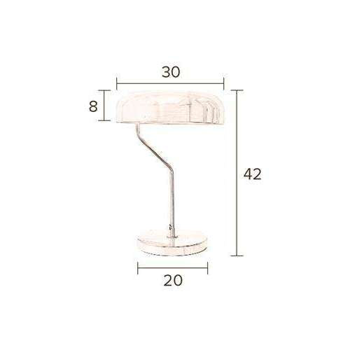 Dutchbone bureaulamp eclipse zwart Ø30 x 42 cm