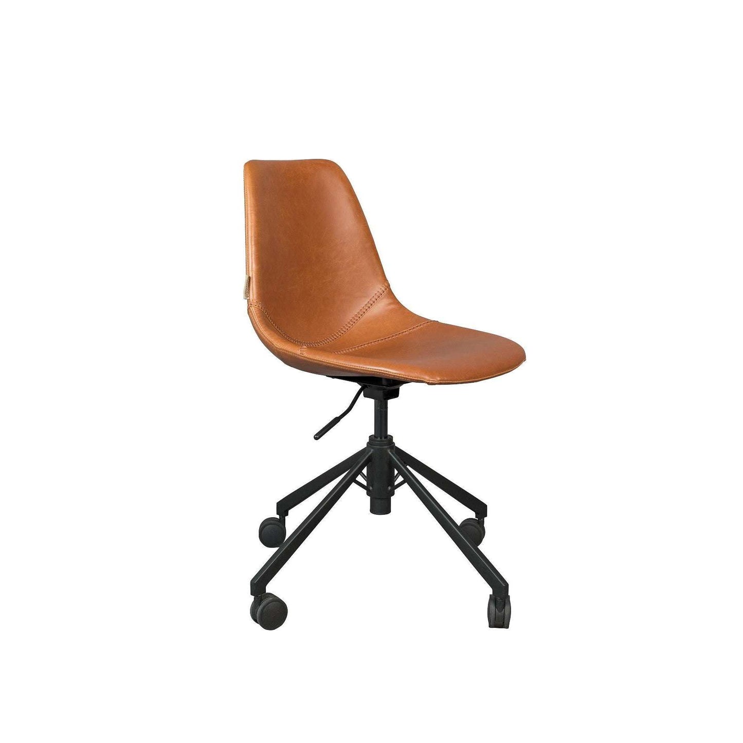Dutchbone bureaustoel franky bruin 67,5 x 67,5 x 82 / 88,50 cm