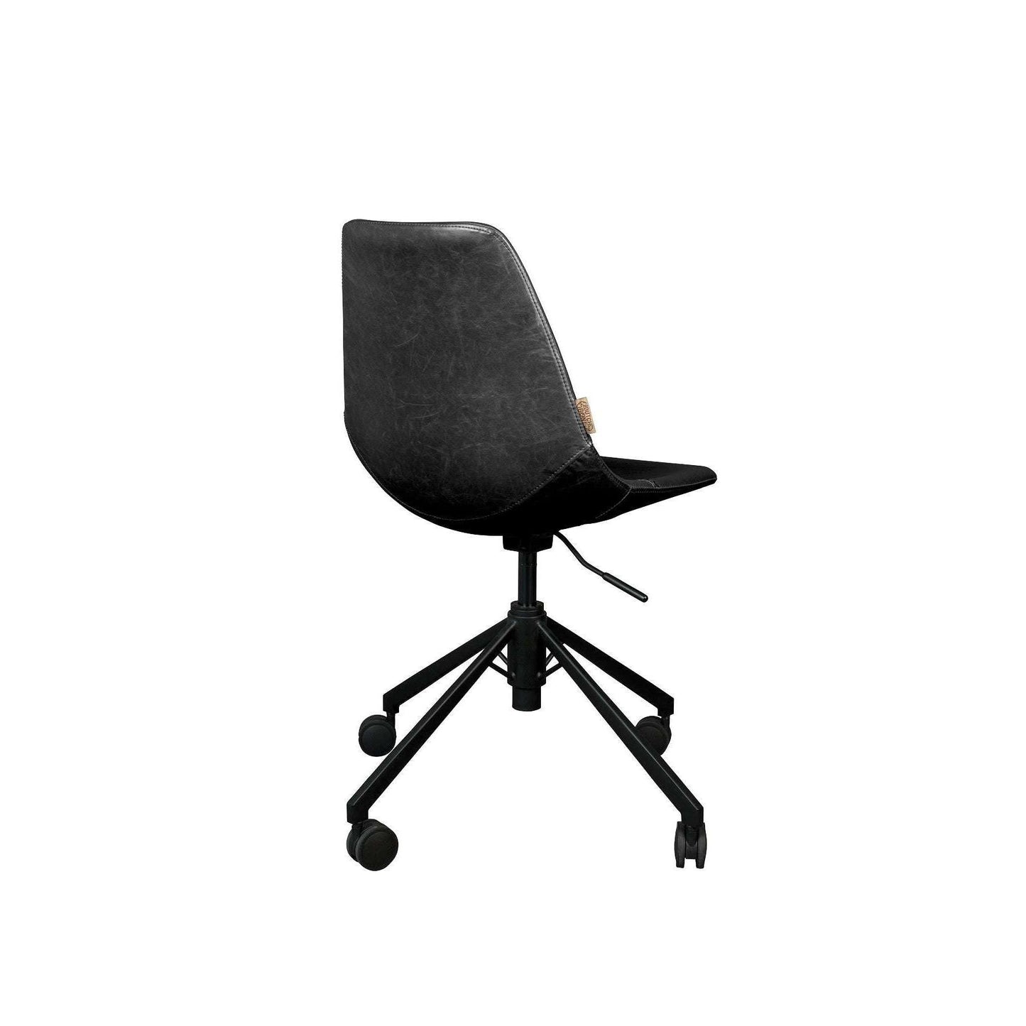 Dutchbone bureaustoel franky zwart 67,5 x 67,5 x 82 / 88,50 cm