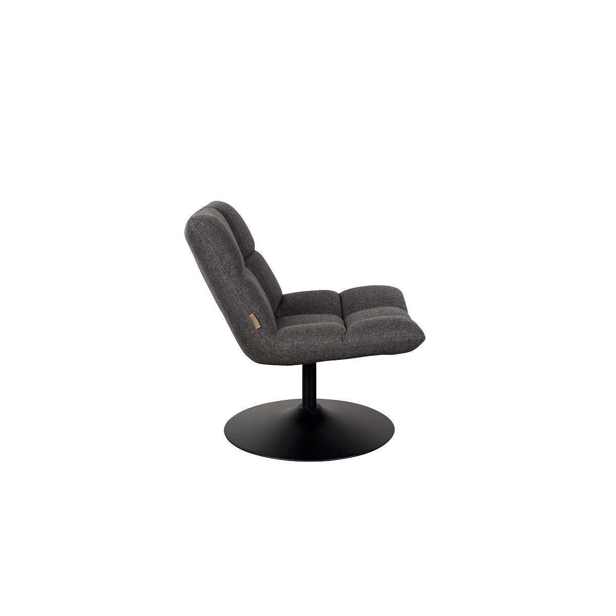 Dutchbone fauteuil bar donker grijs 81 x 66 x 78 cm