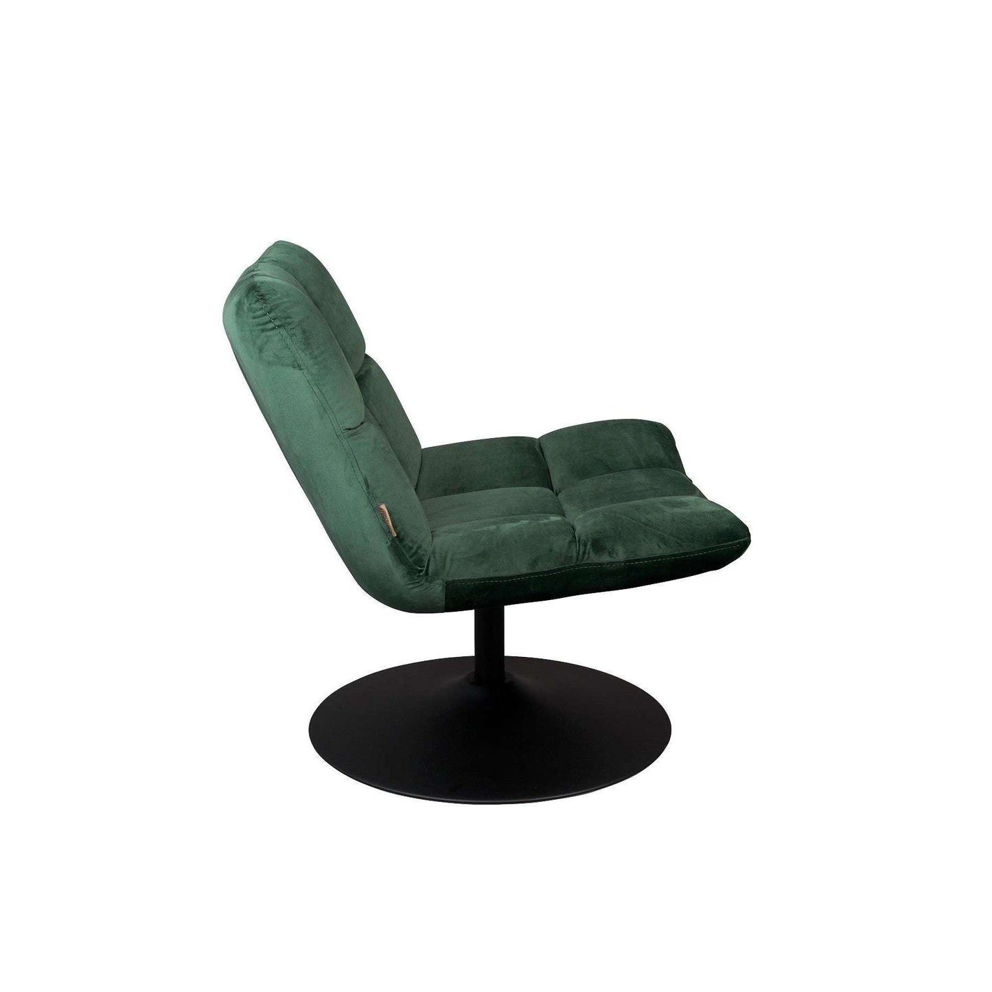 Dutchbone fauteuil bar velvet groen 81 x 66 x 78 cm