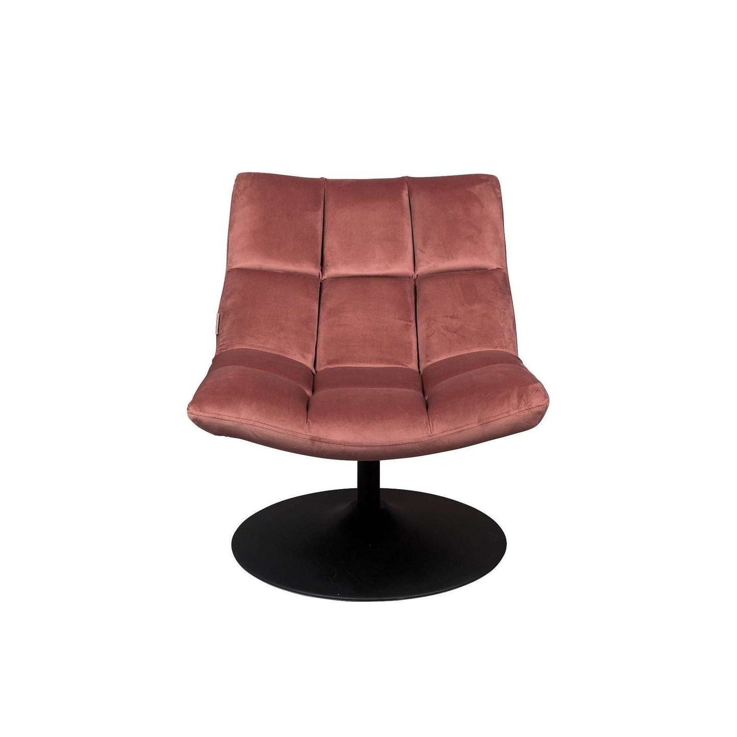 Dutchbone fauteuil bar velvet oud roze 81 x 66 x 78 cm