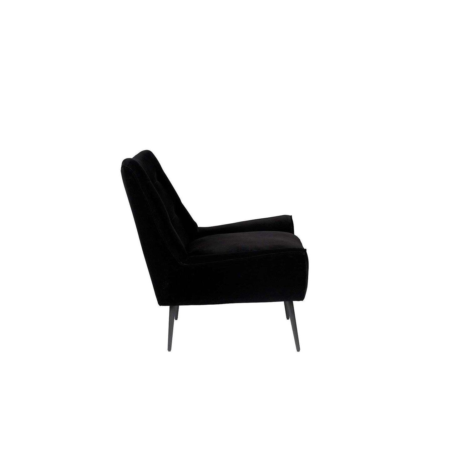 Dutchbone fauteuil glodis nero 79,5 x 80 x 83,5 cm