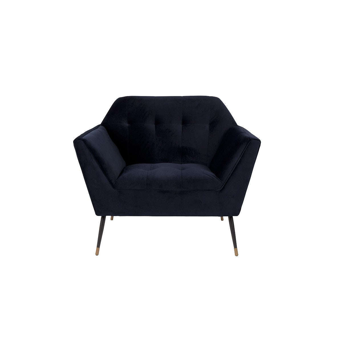 Dutchbone fauteuil kate diep blauw 79 x 95 x 80 cm