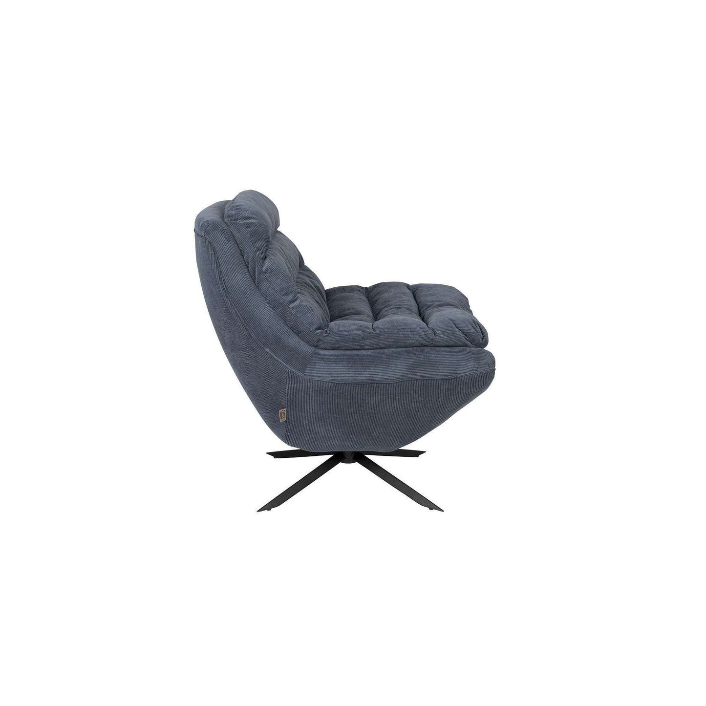 Dutchbone fauteuil Vinde blauw