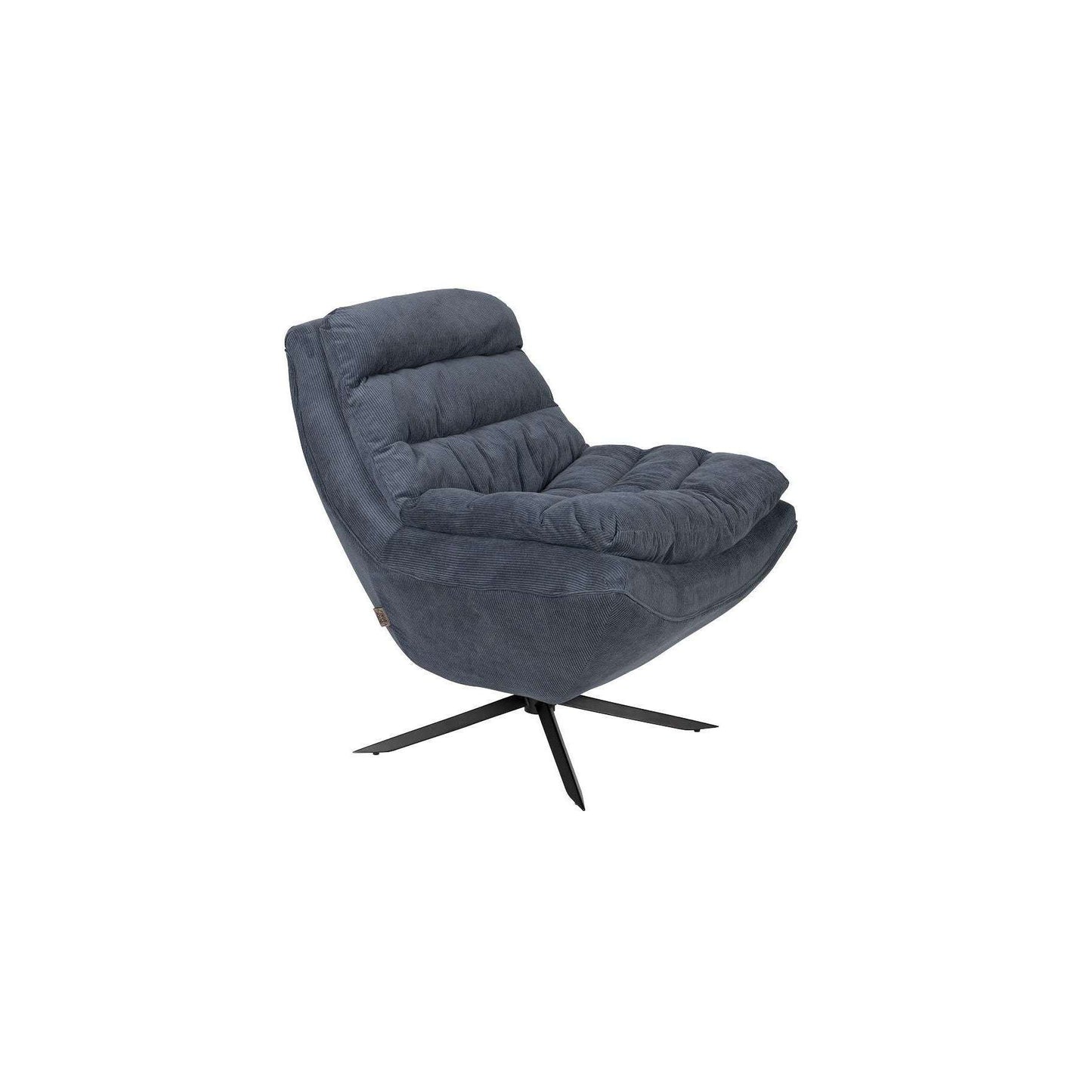 Dutchbone fauteuil Vinde blauw