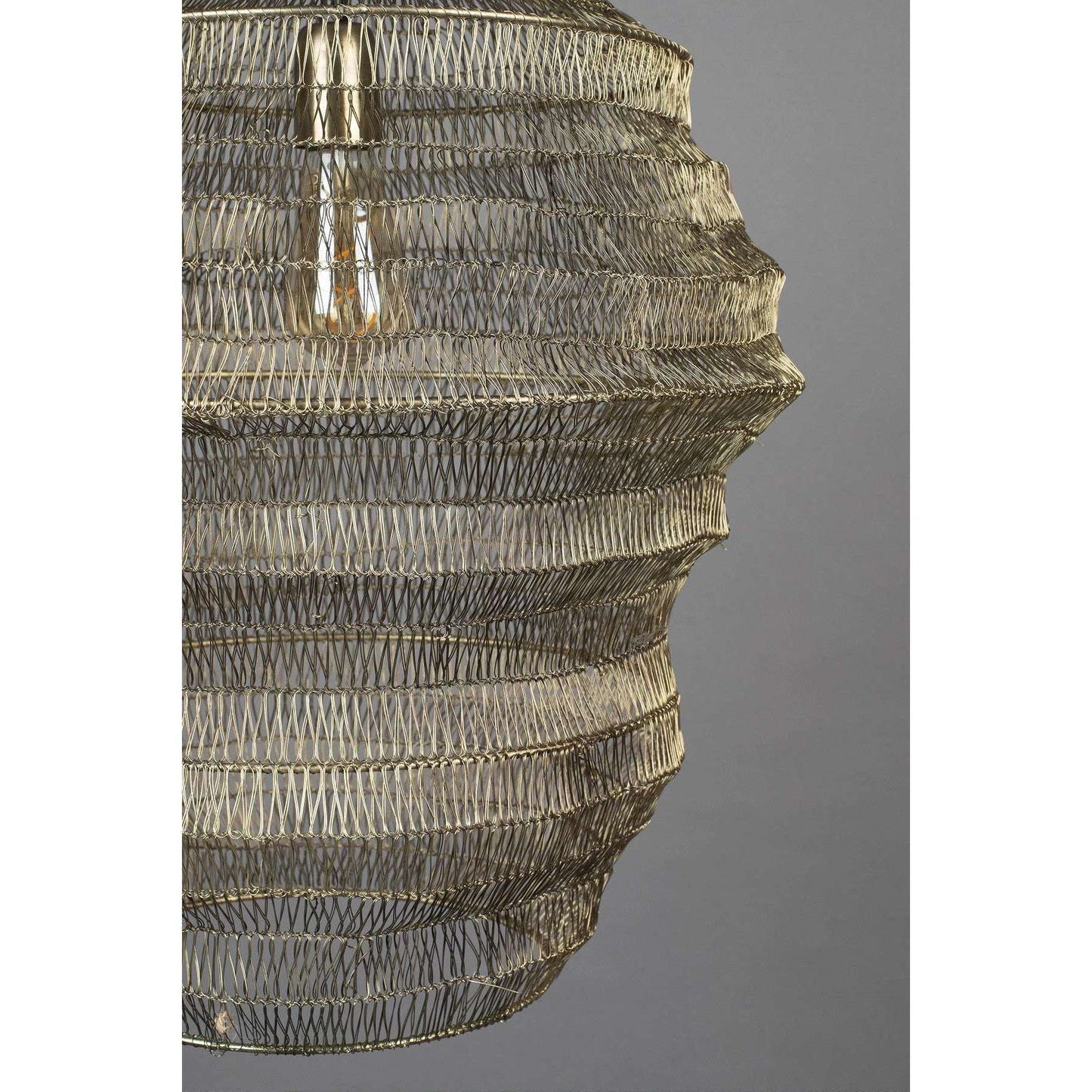 Dutchbone hanglamp luca l brass 52 x 52 x 57,00,5,00 cm