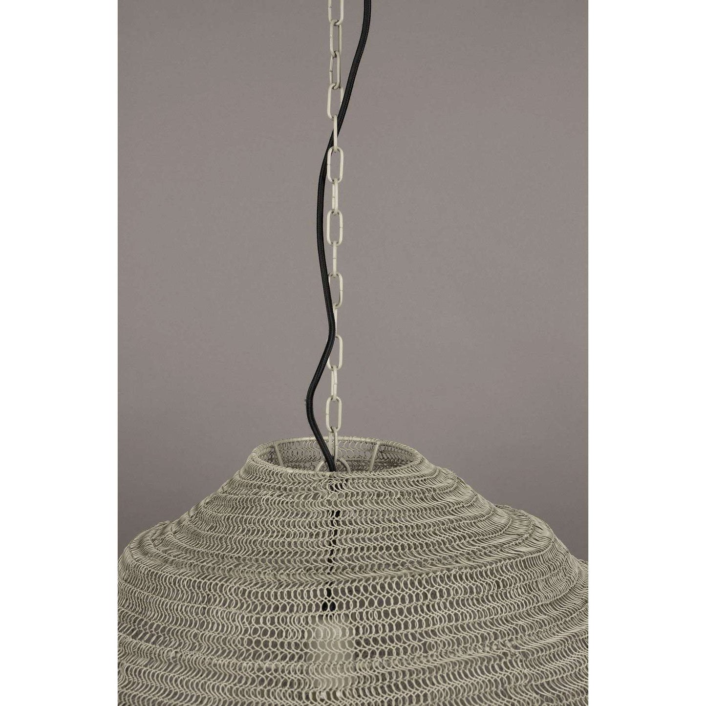 Dutchbone hanglamp Meezan xl grijs