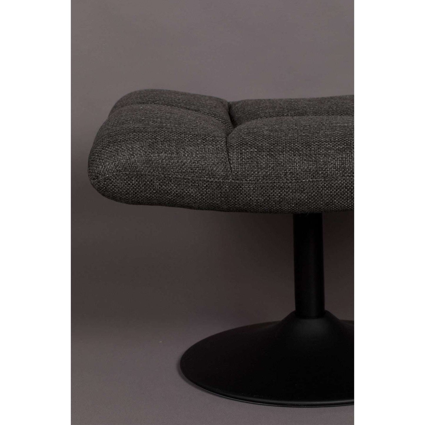Dutchbone hocker bar donker grijs 51,5 x 67 x 46 cm