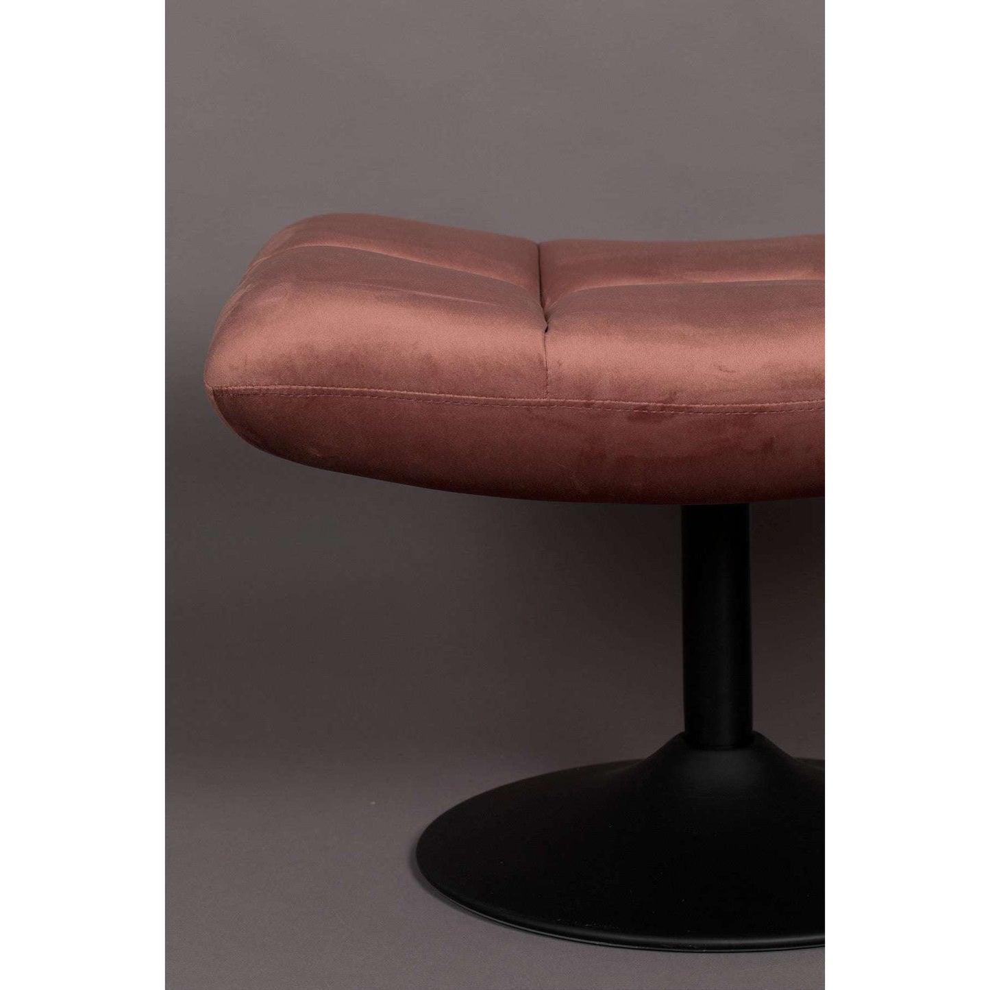 Dutchbone hocker bar velvet oud roze 51,5 x 67 x 46 cm