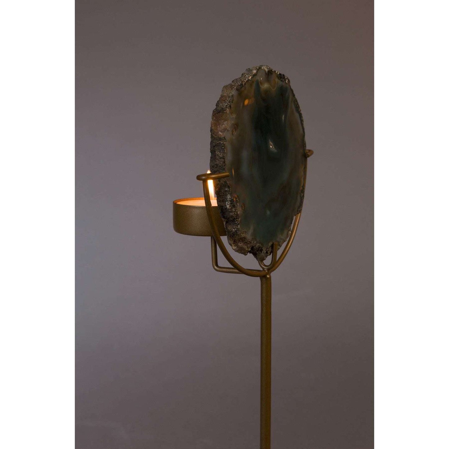 Dutchbone kandelaar gem groen 10 x 10 x 30 cm