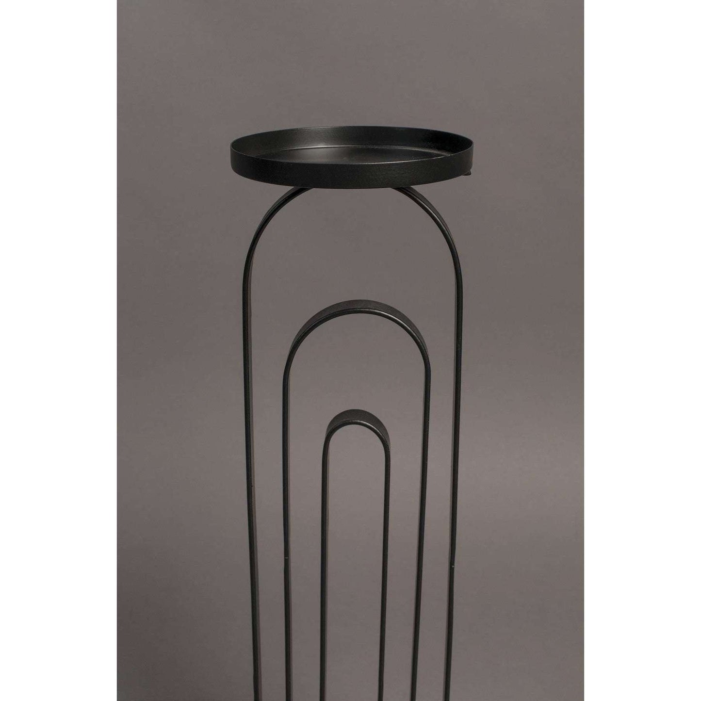 Dutchbone kandelaar proa zwart m 14 x 14 x 52 cm