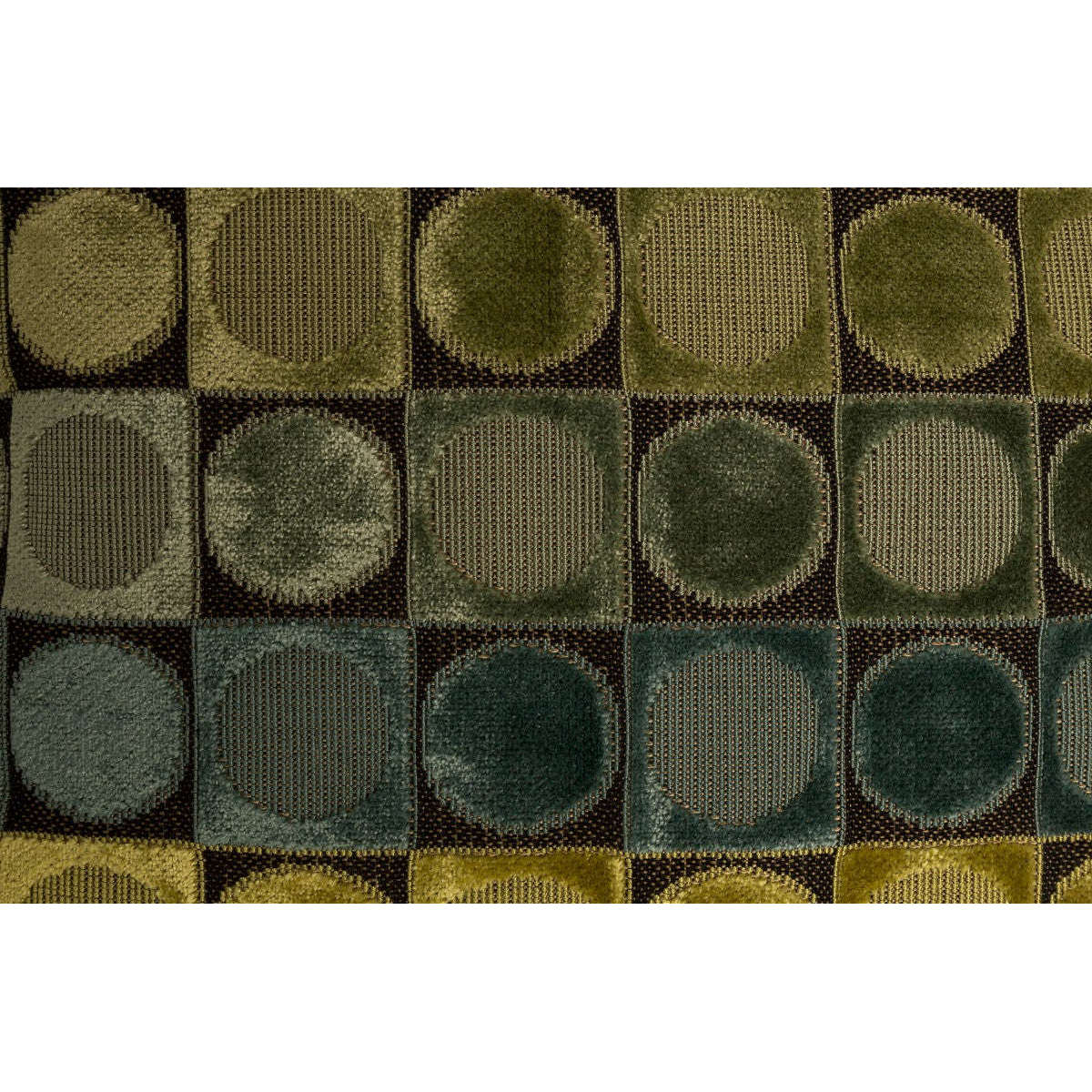 Dutchbone kussen ottava groen/blauw 45 x 45 x 12 cm