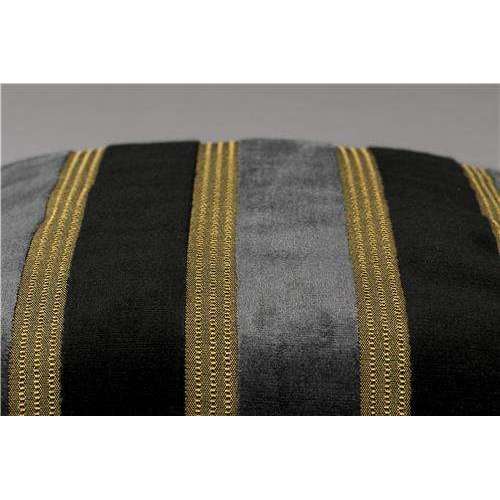 Dutchbone kussen scott zwart/grijs 45 x 45 x 12 cm