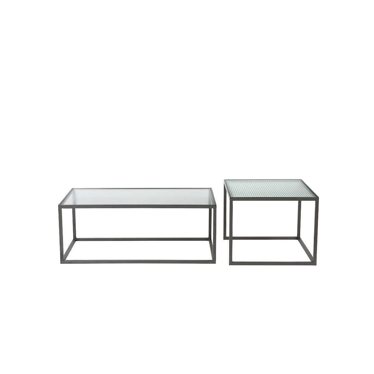 Dutchbone salontafel boli set of 45,00 / 50 x 90 / 50 x 35 / 40 cm
