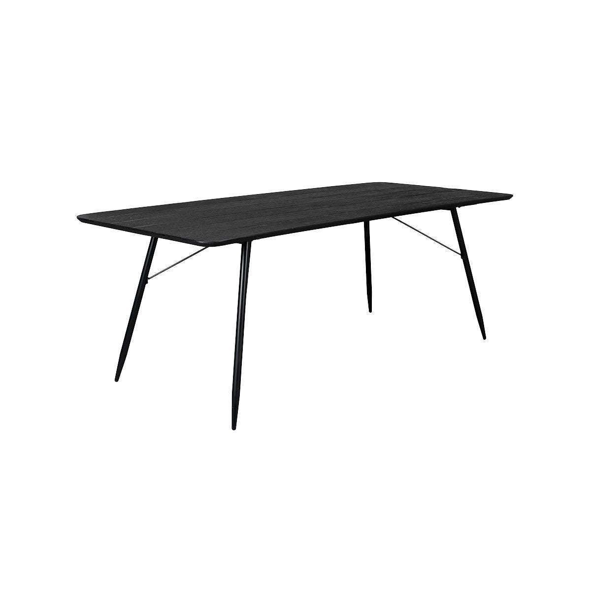Dutchbone tafel Roger zwart 180 x 90 cm
