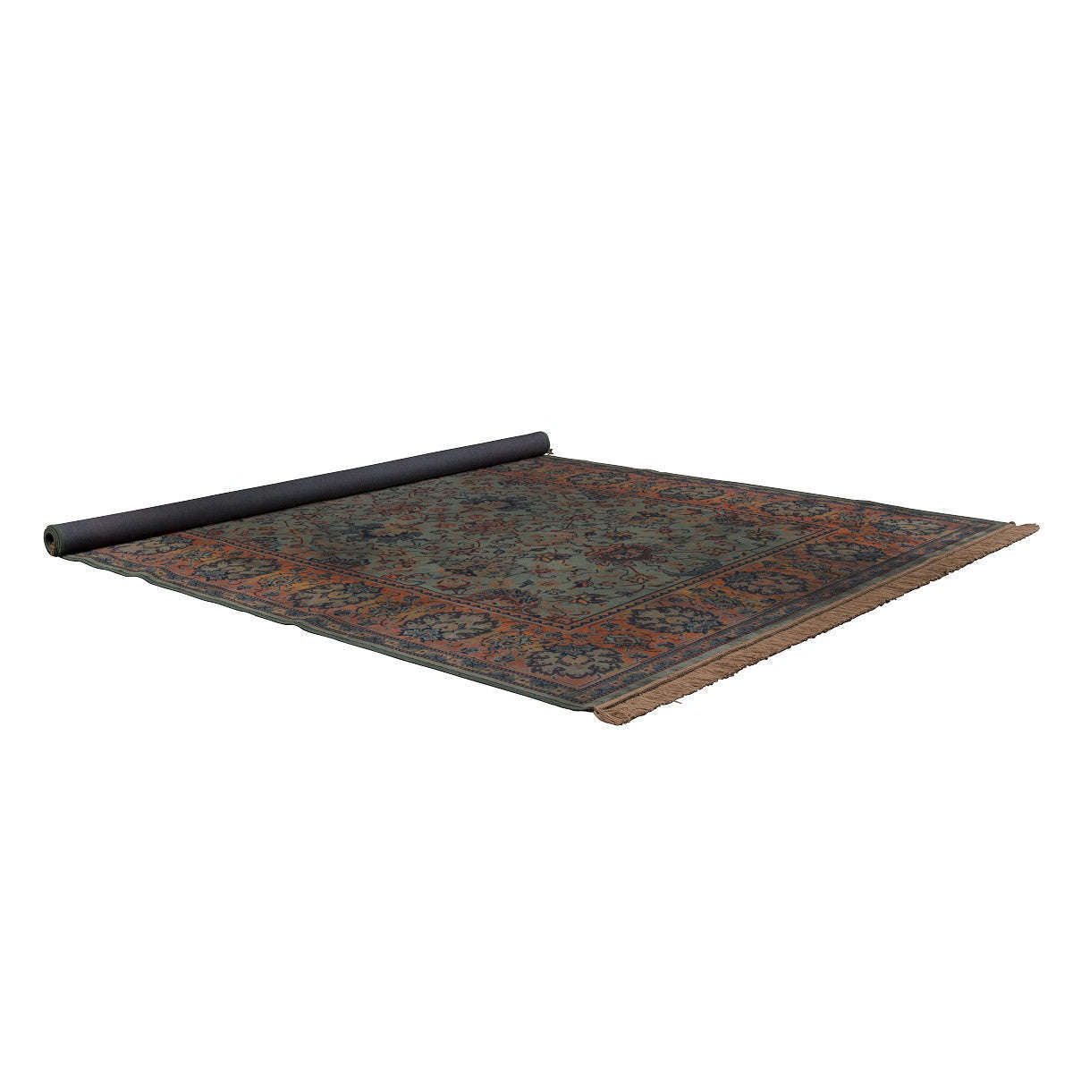 Dutchbone vloerkleed bid old groen 200 x 300 x 0,6 cm