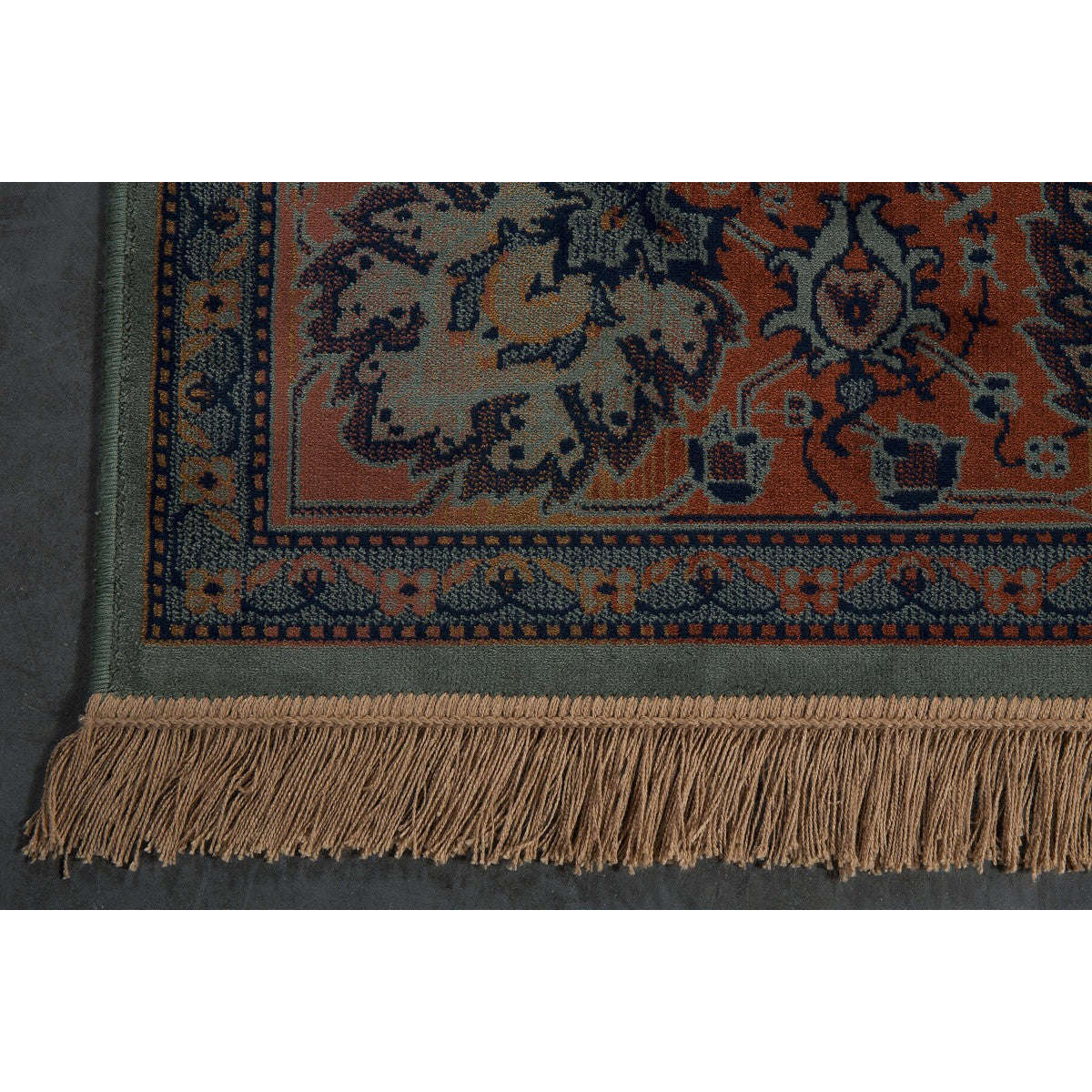 Dutchbone vloerkleed bid old groen 200 x 300 x 0,6 cm