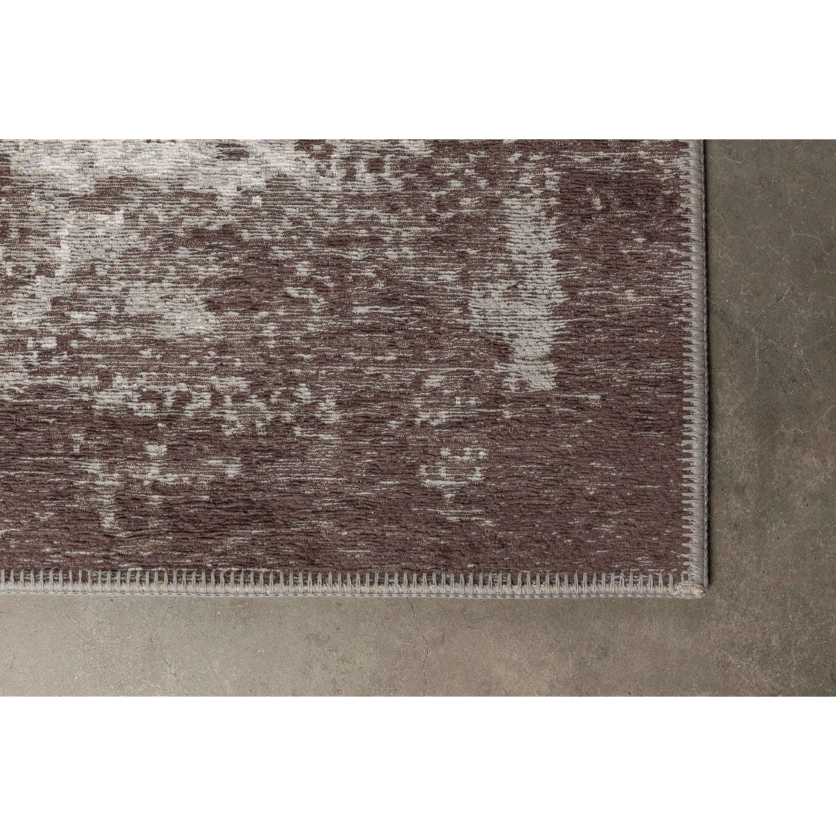 Dutchbone vloerkleed caruso distressed bruin 300 x 200 x 0,3 cm